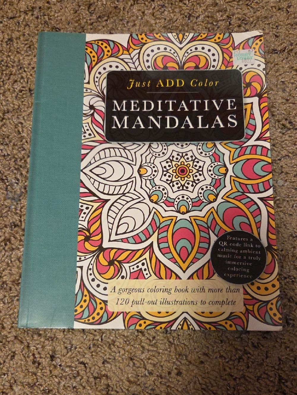 Meditative Mandalas Coloring Book - Used (Read Description)
